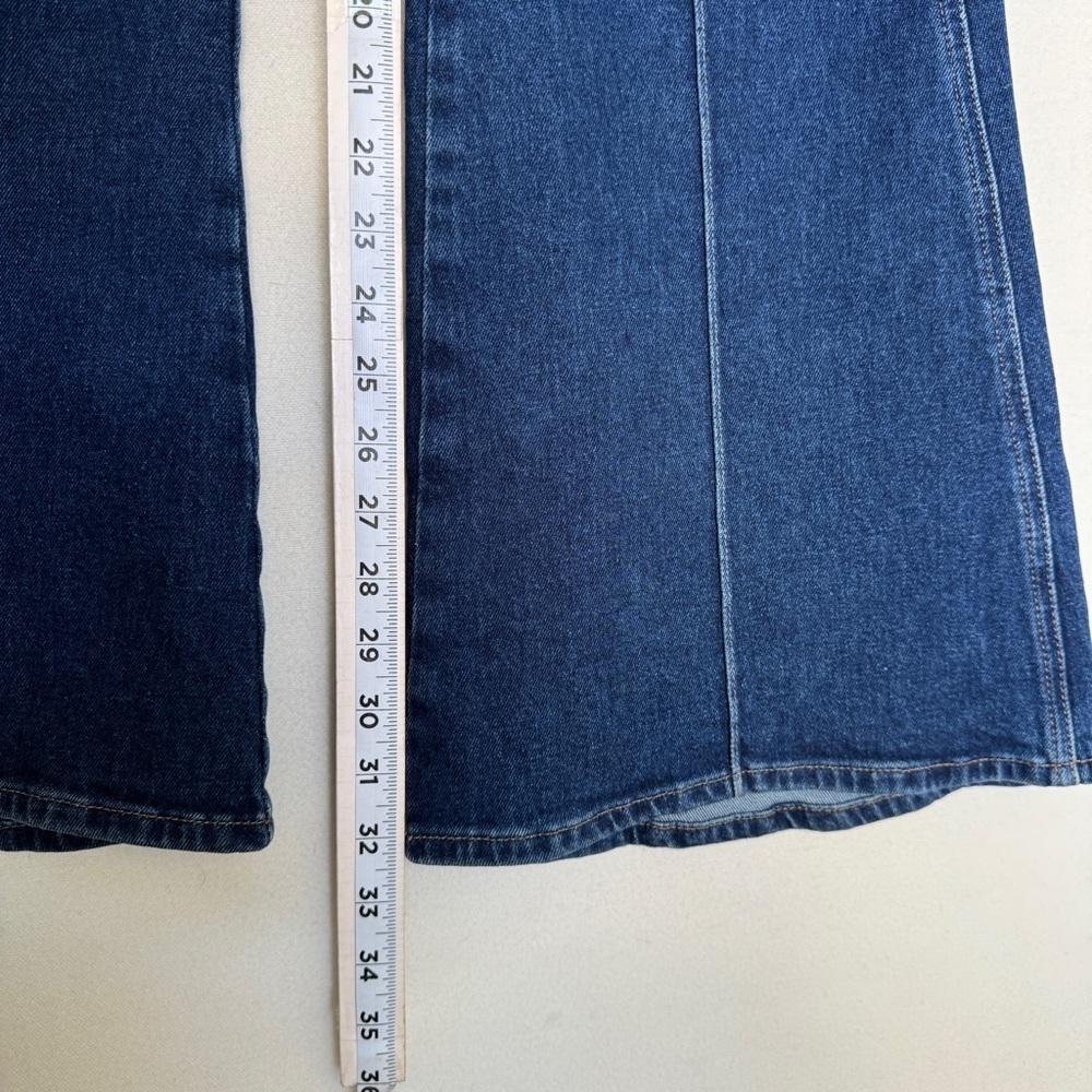 Stockholm Atelier & Other Stories Womens Flared Jeans Blue Sz EUR 40 Western - Picture 6 of 12